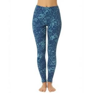 PBX XPRO Womens Leggings Size L‎ Blue Floral Athletic Yoga Stretchy Patterned